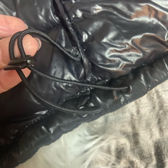 BCBGeneration Shiny Black Water Resistant Puffer Jacket - Picture 8 of 16